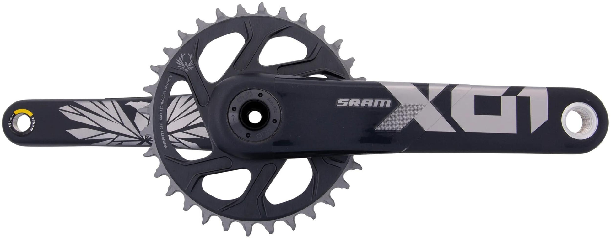 SRAM CRANKET X01 Eagle 32T Boost 175 mm Lunar PO.