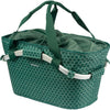 Panier de vélo de basilic Flair transporte tout panier arrière avec mik fixant 38 x 21 x 27 cm vert