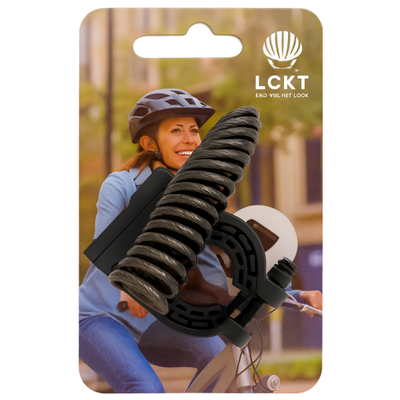Antivol à câble antivol pour casque, noir