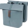 Basil Tas City Double Vegan Leather | Graphite bleu