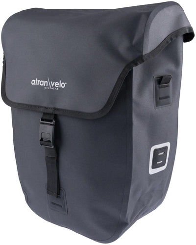Atranvelo valise banlieue côté sac simple at.velo banlieue côté noir