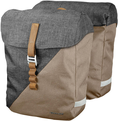 KT Tubus Racktime RT Heda Double Bicycle Bag Snapit 2.0 GRENE DE SAND SAND