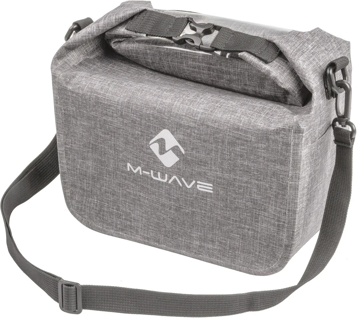 Sac à barre M-Wave Sac de banlieue gris avant
