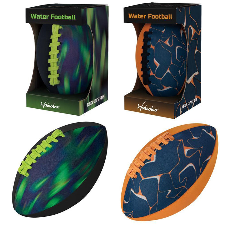 Waboba Waboba Néoprène American Football, Waterfootball, Orange Blue