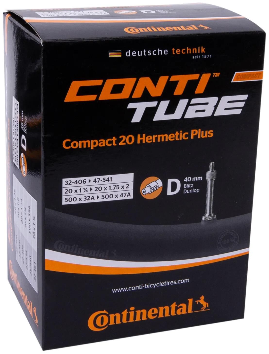 Continental Tube Conti Compact 20 Herm.Plus DV 40mm