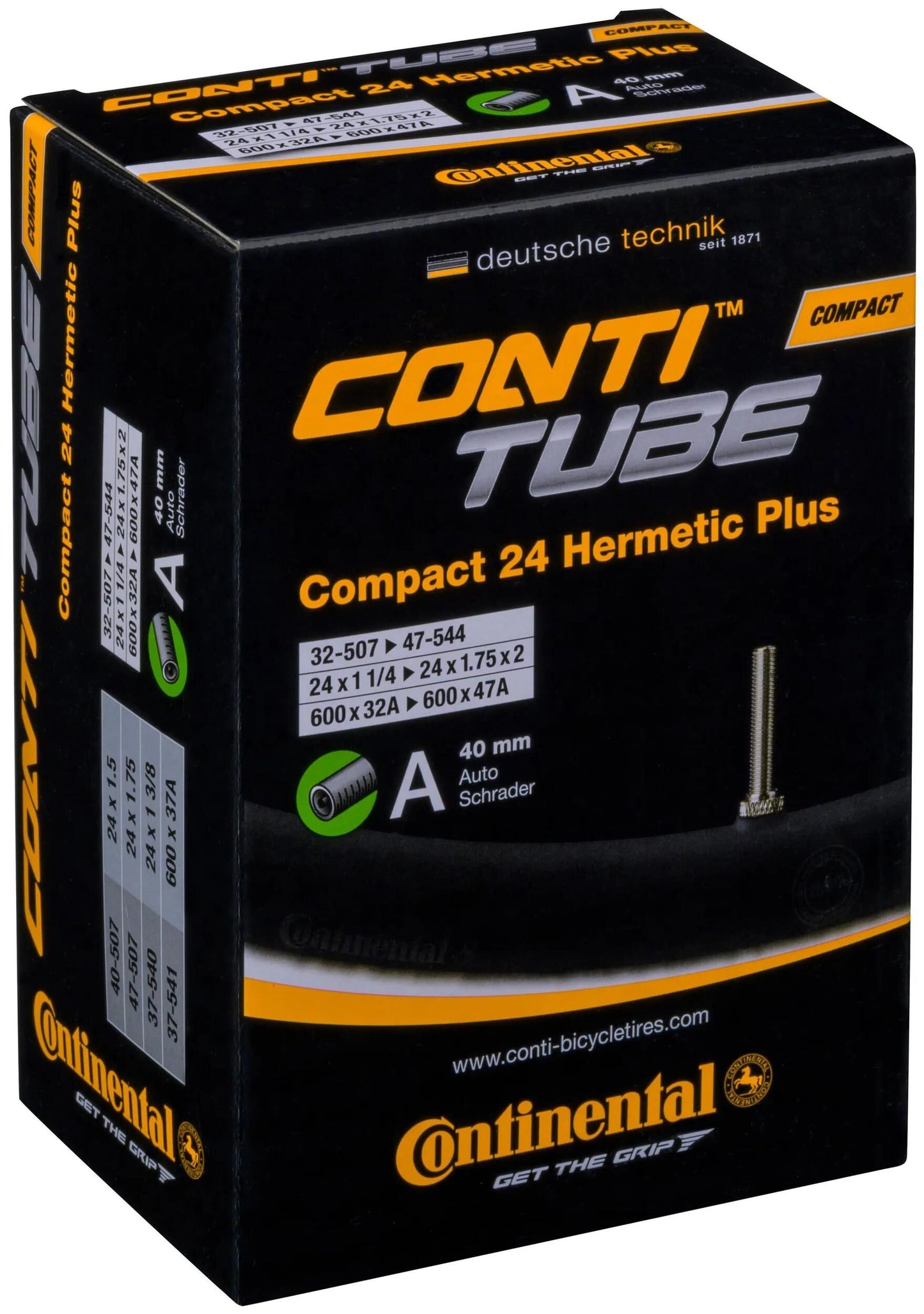 Continental Tube Conti Compact 24 Wide Herm.Plus AV 40 mm