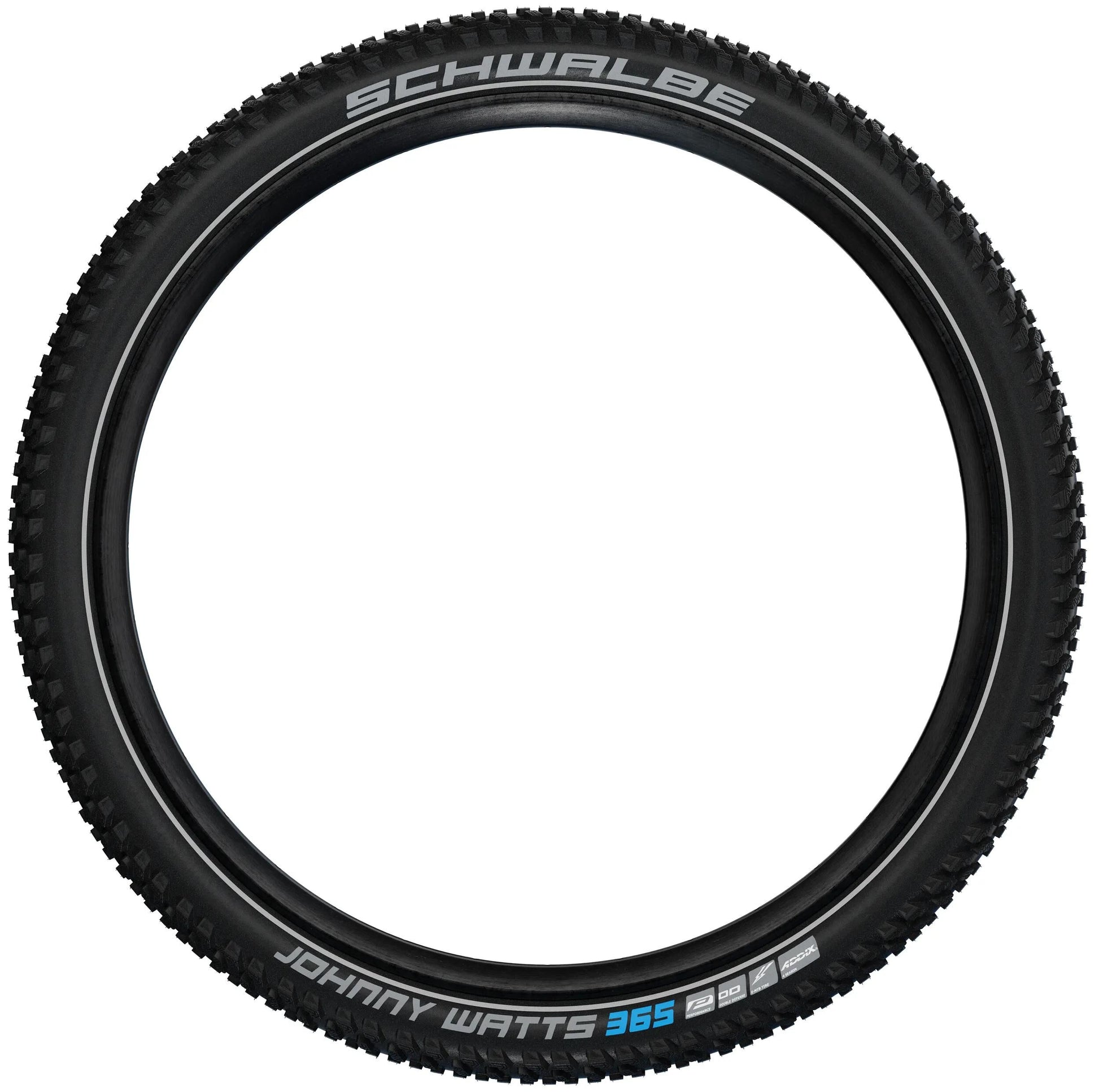 SCHWALBE JOHNNY WATTS 365 Raceguard Pliage Band 27.5x2.60 (65-584) Reflex noir