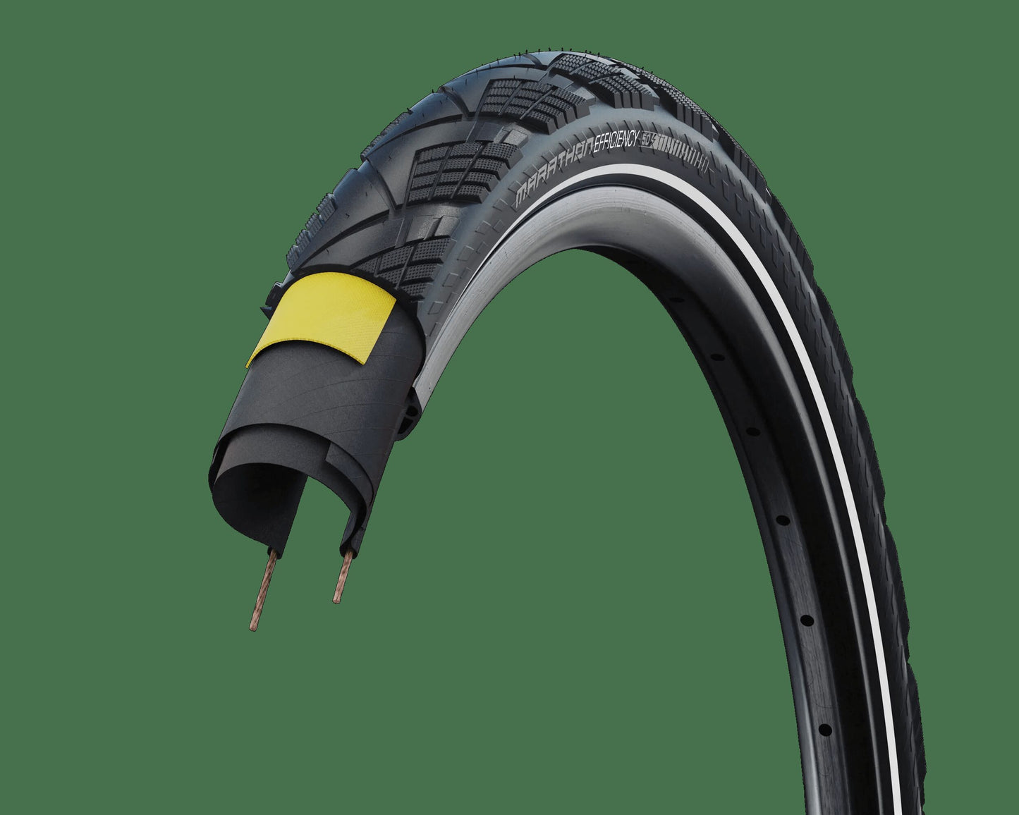 Schwalbe reifen marathon efficacité évolution ligne pneu marath.eff. ligne evol 40-622