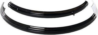 Jeu de garde-boue vélo granny acier 28 pouces noir