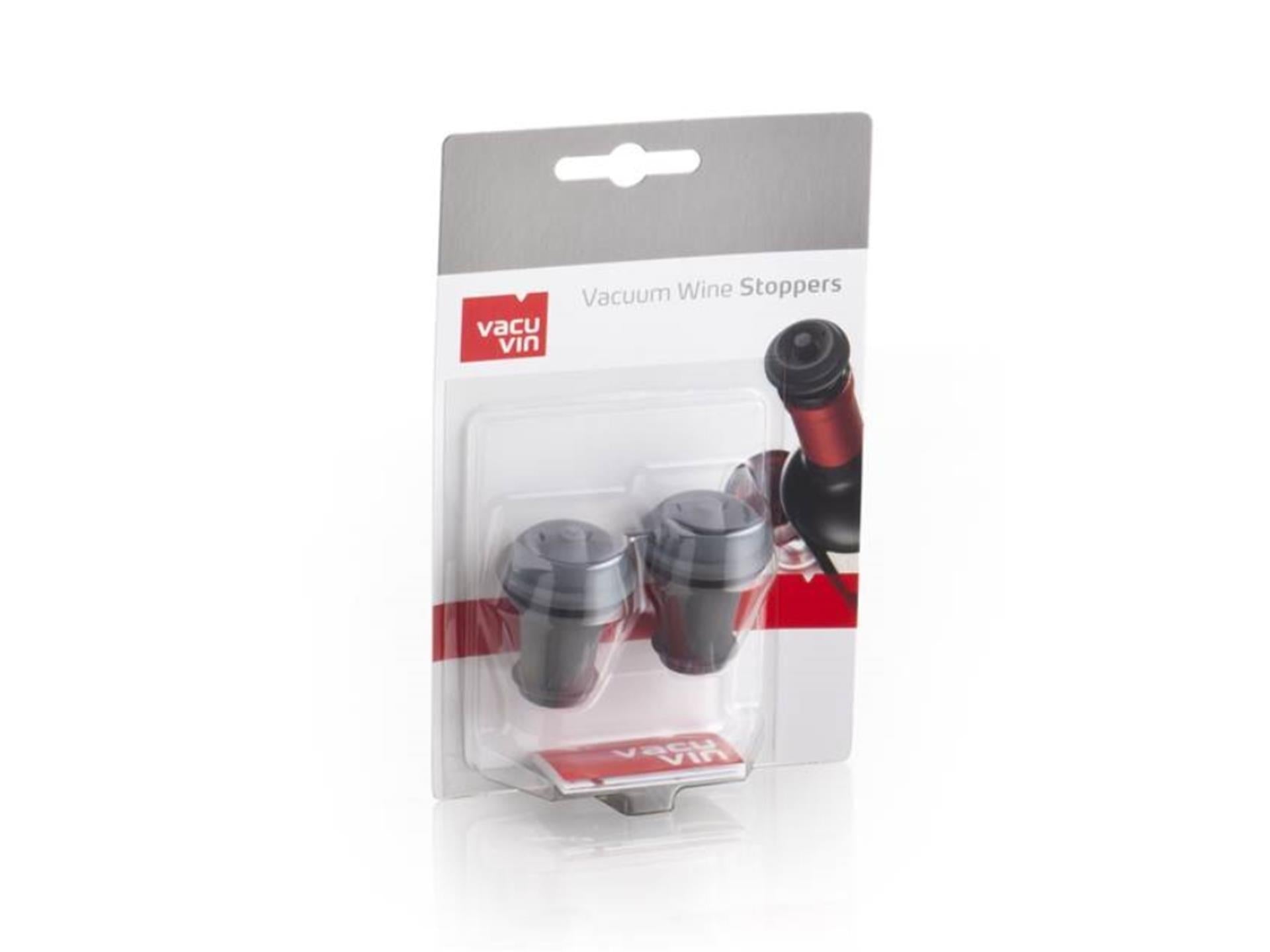Vacu Vin wijnstopper gris 2 pièces