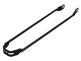 Fender Rod Al8a 28 pouces en acier noir chacun