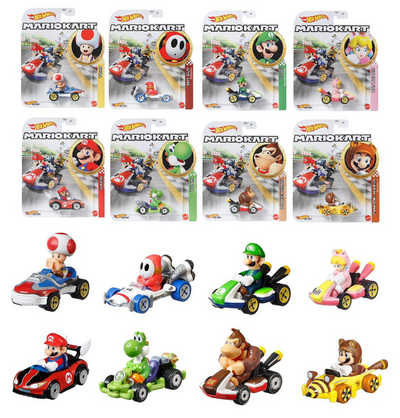 Mattel Hot Wheels Mario Kart Vehicles Assorti