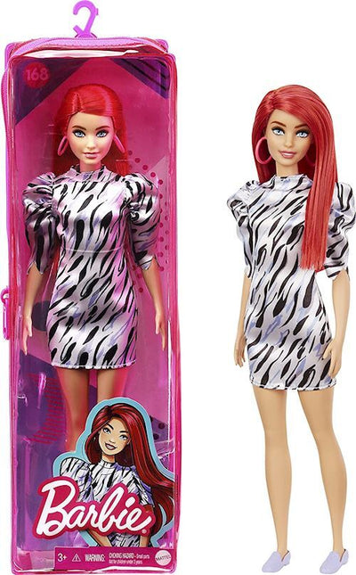 Mattel Fashionistas Black White Robe