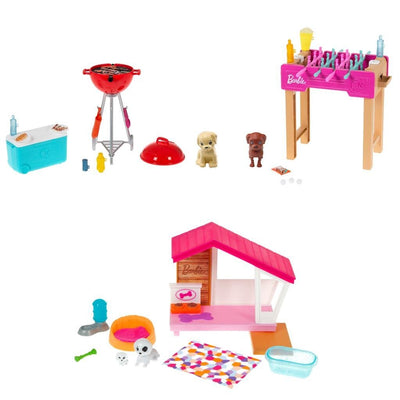 Barbie Mini Playset Hondhuis avec Dogje