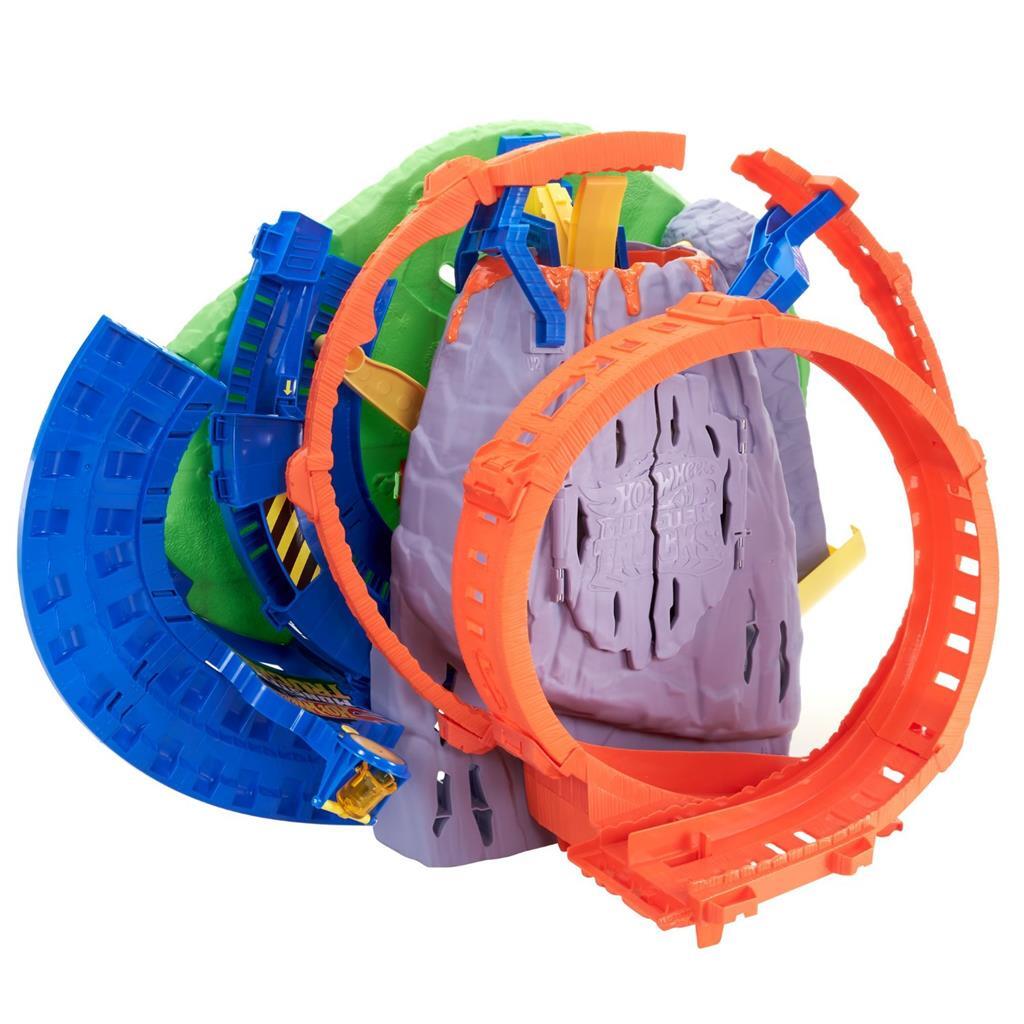 Hot Wheels Monster Trucks T-Rex Volcano Arena