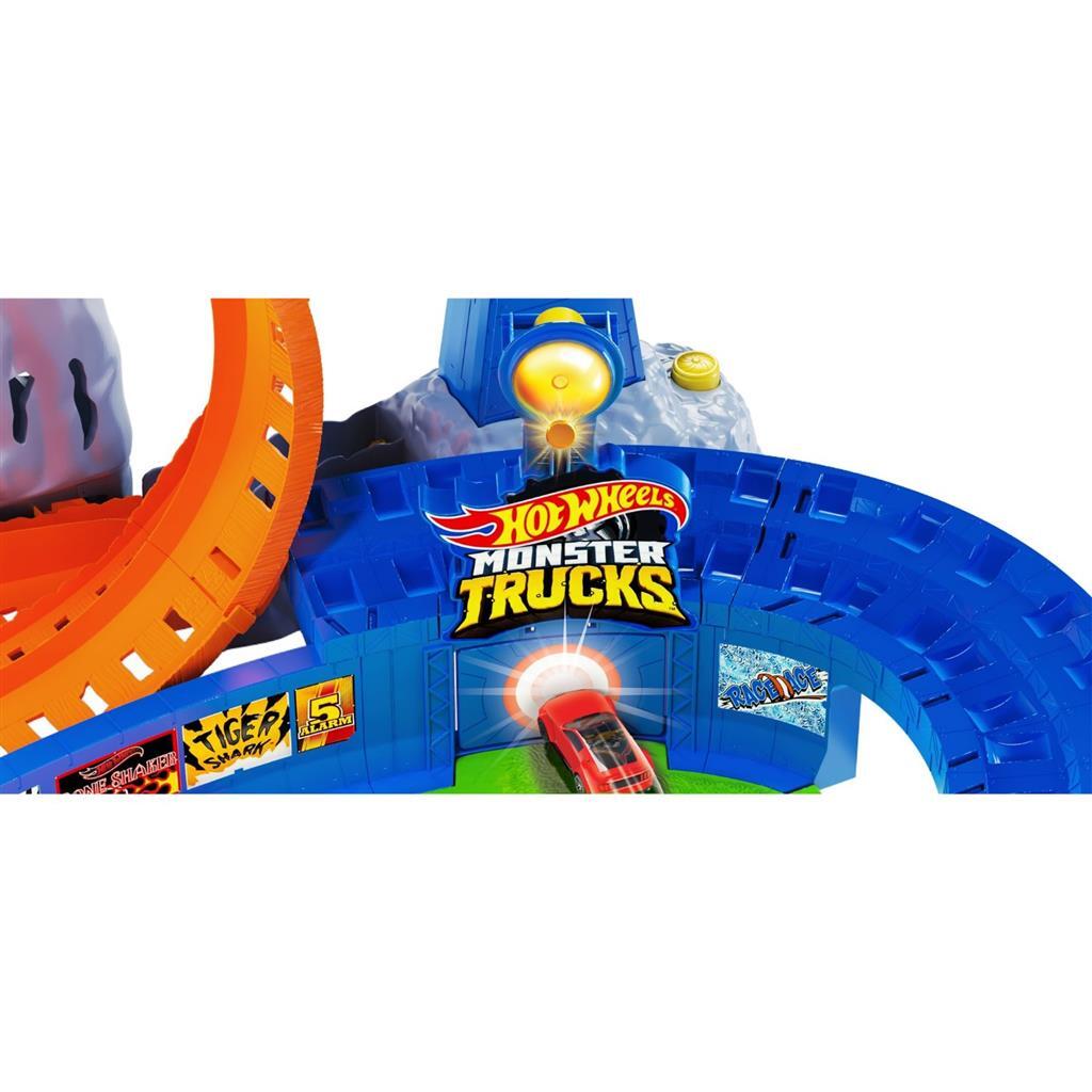 Hot Wheels Monster Trucks T-Rex Volcano Arena
