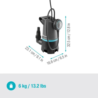 Pompe à eau sale submersible Gardena 20000 basic