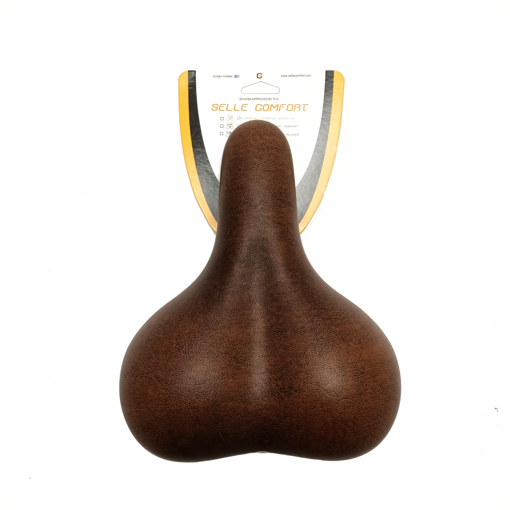 Selle Comfort Comfort Saddle City Brown, sans nœud coulant