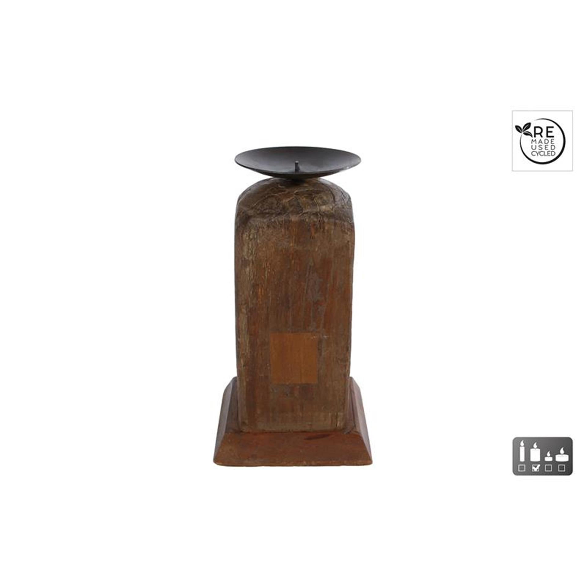 Cosydecor bougeoir raymond bois naturel