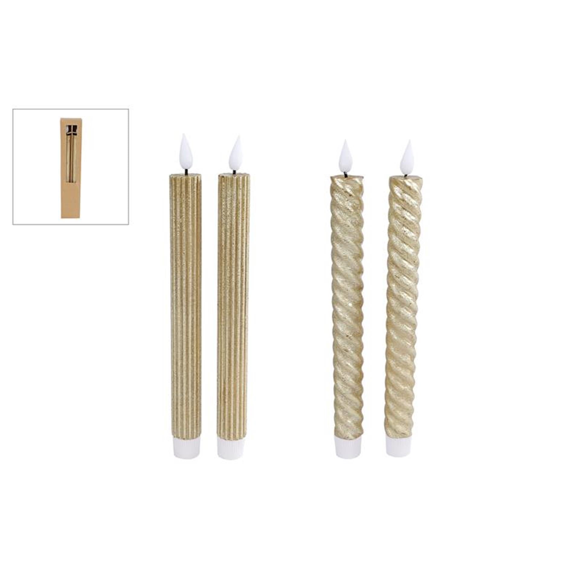 Cougie LED MOTION LEMPLAGE AVEC TIMER GOLD 2 PIÈCES