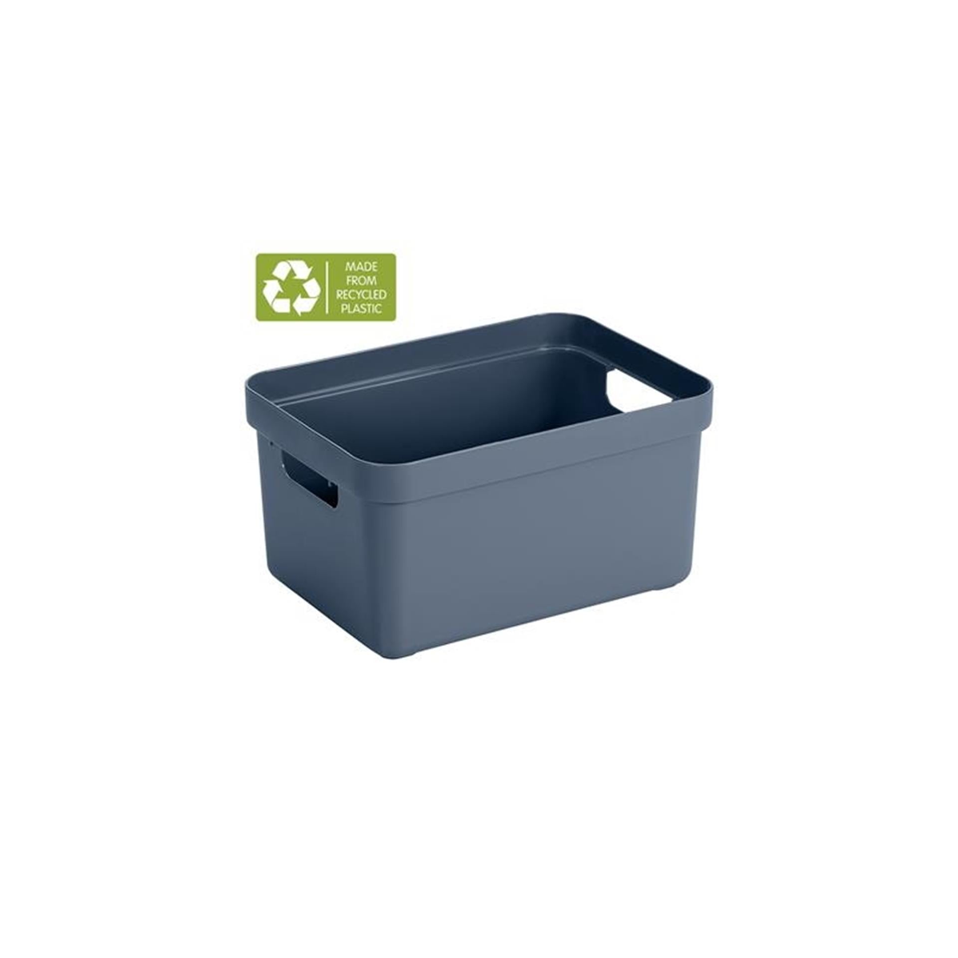 Sunware sigma home boîte de rangement 5l bleu-gris