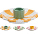 Bougeoir déco maison rayure 12cm