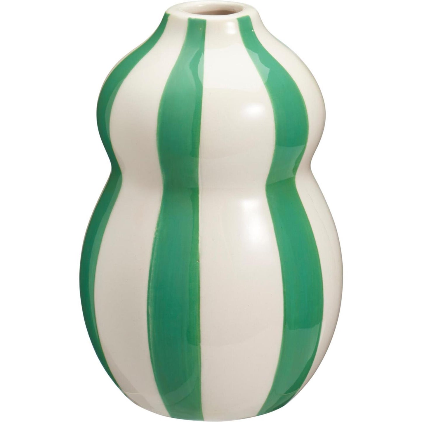 Vase déco maison rayure 8x12cm