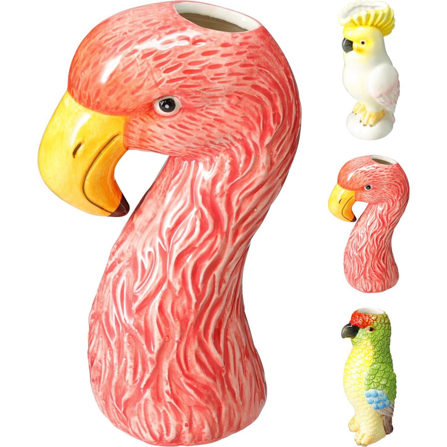 Vase déco maison oiseau 10x17cm