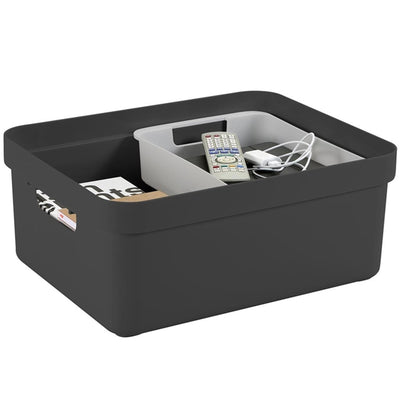 Sunware sigma home boîte de rangement 24l anthracite