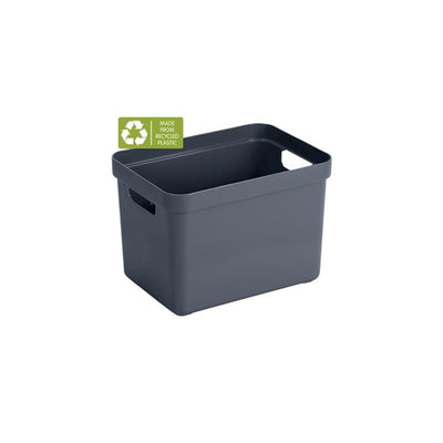 Sunware sigma home boîte de rangement 18l bleu-gris