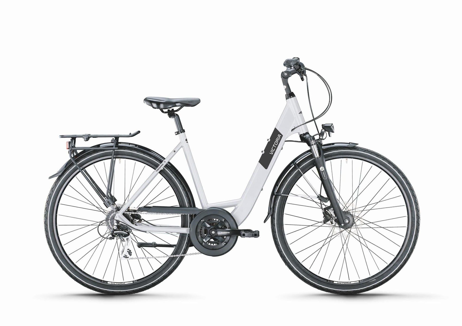 Vélo de randonnée Victoria treqana 4 mod. 24 vélo vict.treqana 4 28 46 vague 24sp blanc magique