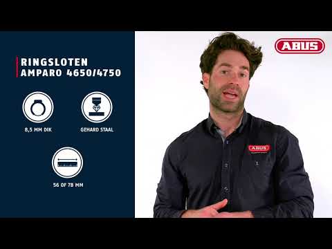 ABUS Frame Ringslot Amparo 4750xl R. Niveau de sécurité 9. avec grande ouverture des roues