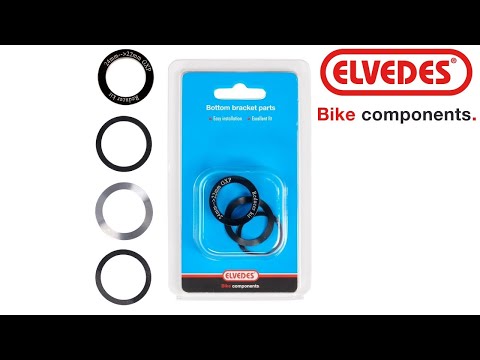 Kit de réduction Elvedes - adaptateur de pédalier de 24 mm à 22 mm GXP (4 pièces)