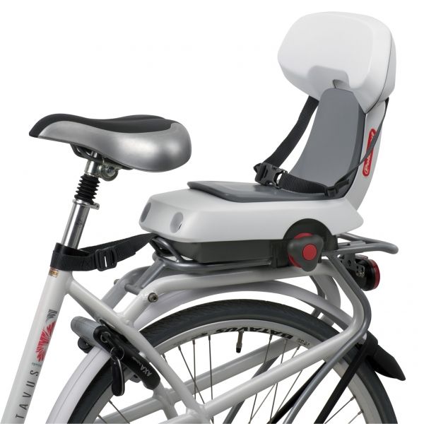 Siège arrière Polisport Guppy junior. Couleur : gris
