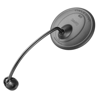 Busch Muller Miroir de bicyclette BUSCH MÜLLER 901 ø80 mm avec tige de 13 cm de long