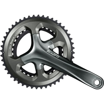 Shimano Crankset 2 x 10 vitesse Tiagra FC-4700 172,5 50-34T avec du noir d'essieu creux