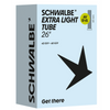 Chambre à air Schwalbe extralight (av14) - vtt - 26'' (40 60-559) - schrader