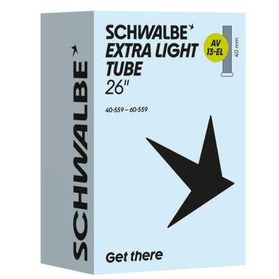 Chambre à air Schwalbe extralight (av14) - vtt - 26'' (40 60-559) - schrader