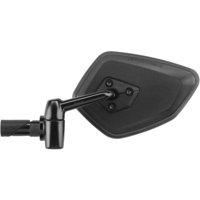 Étoile du cycle miroir e gauche 13 cm noir