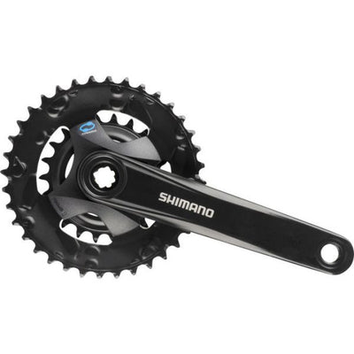 Shimano Crankset 2x 7 8 Speed ​​FC-M315-2 avec un bras de manivelle de 175 mm 36 x 22t noir