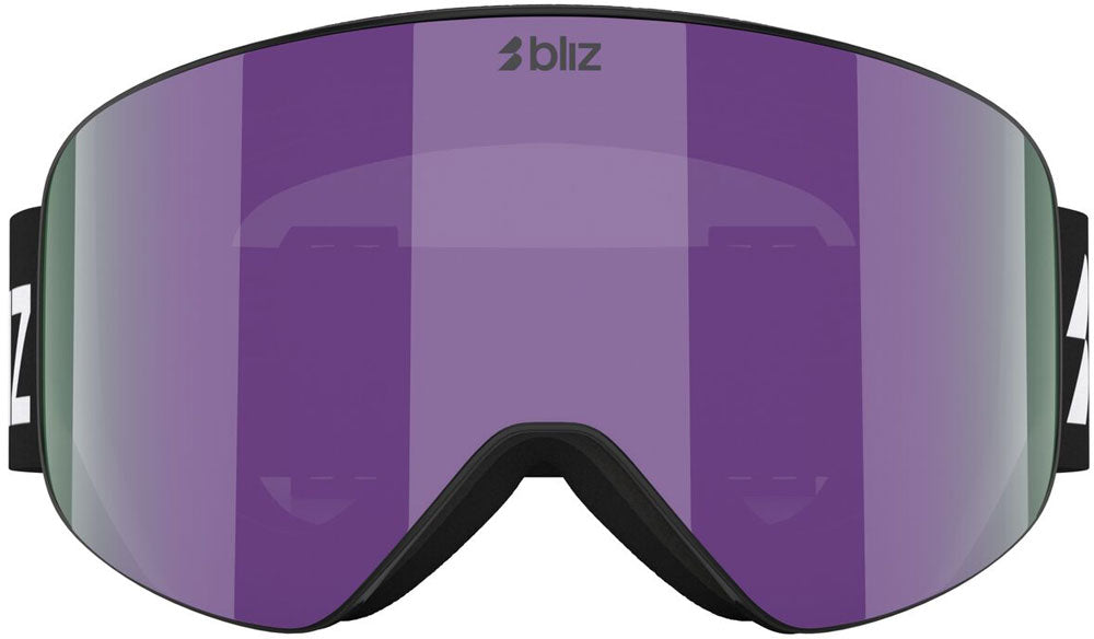 Bliz flow brown w purple multi - masque de ski