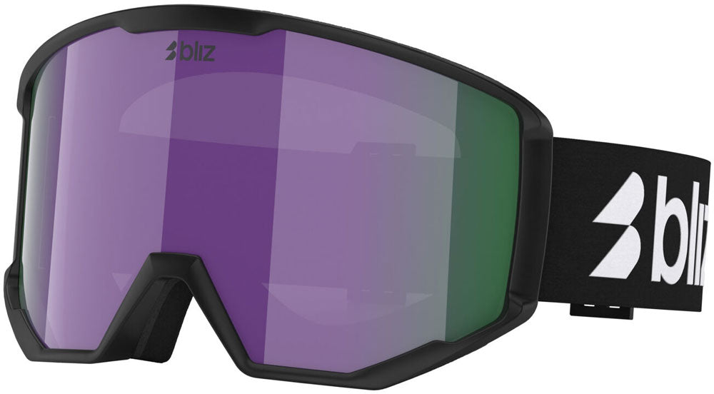 Bliz spark brown w purple multi - masque de ski