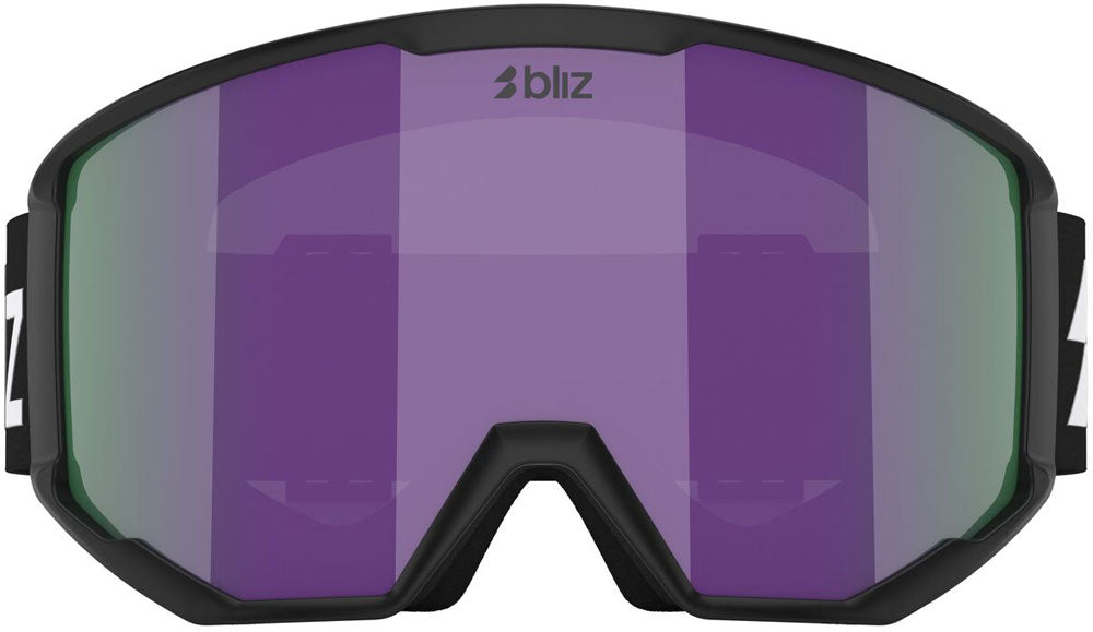 Bliz spark brown w purple multi - masque de ski