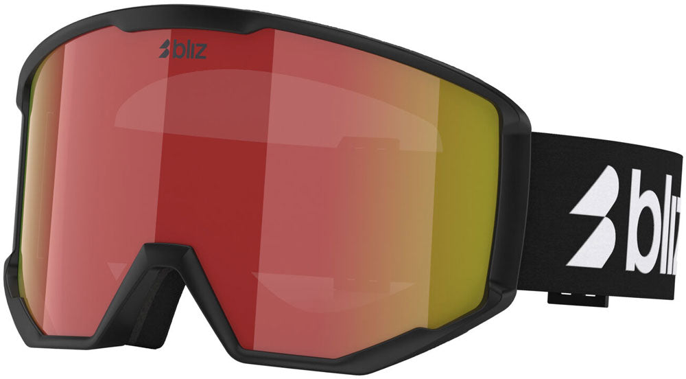 Bliz spark brown w red multi - masque de ski
