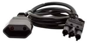 Cordon adaptateur compatible GST18© 90cm vers prise Euro - 6161250