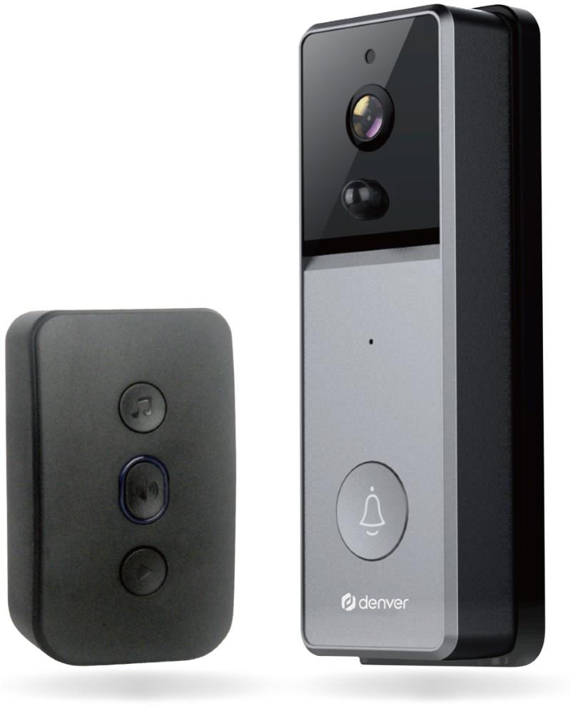 Sonnette vidéo wifi Denver sans fil + plugin carillon intelligent wi-fi tuya - 6991000