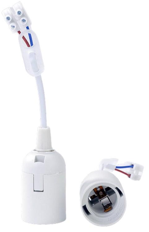 Douille Thorgeon e27 blanc - fixation mobile - 6042640