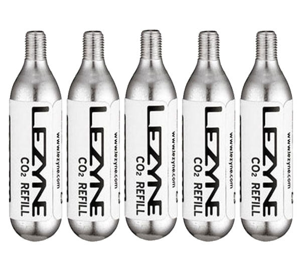 Cartouches de remplacement co2 Lezyne 16g paquet de 5