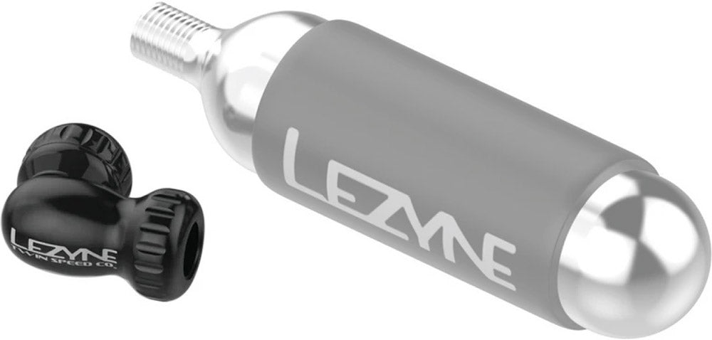 Tête de pompe à co2 Lezyne, entraînement à double vitesse