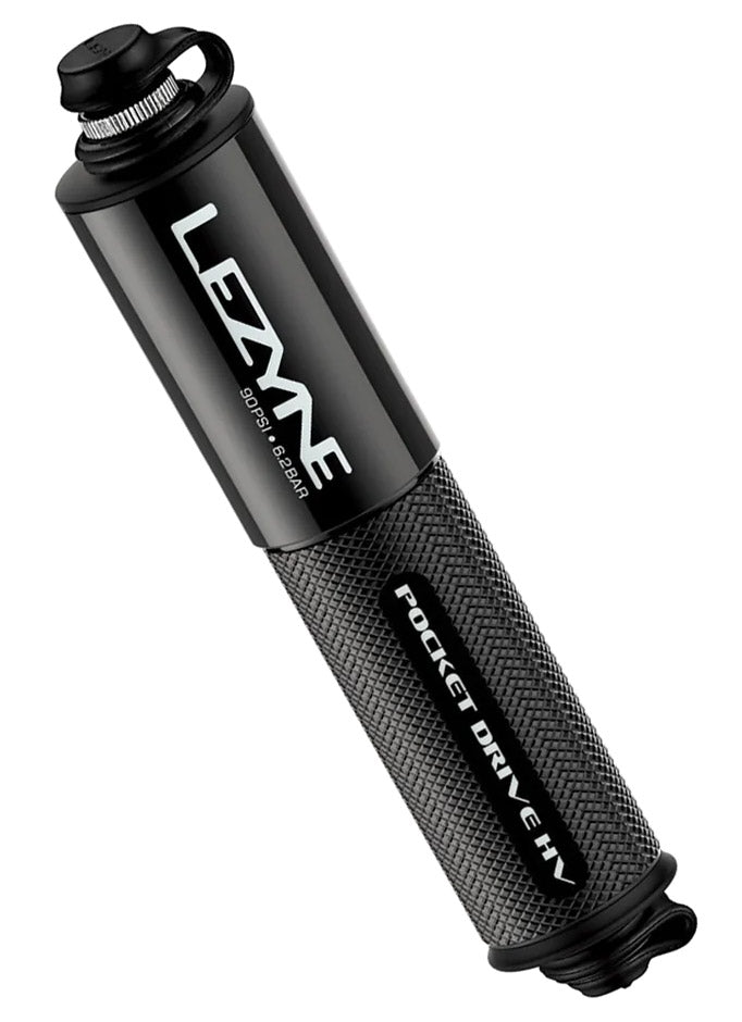 Lezyne CNC Pocket Drive HV chargé avec kit de levier mini pompe 160psi